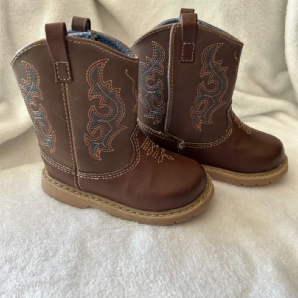 Trimfoot Toddler Cowboy Boots, Size 5, Unisex, New without tags